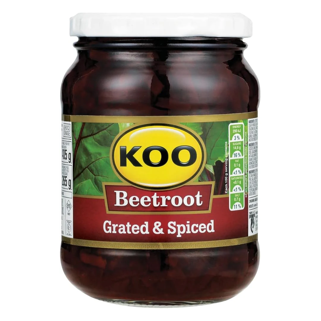 Koo Beetroot Grated 405G