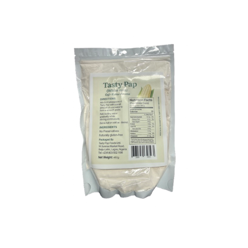 Tasty Pap 450g (White Corn Powder)
